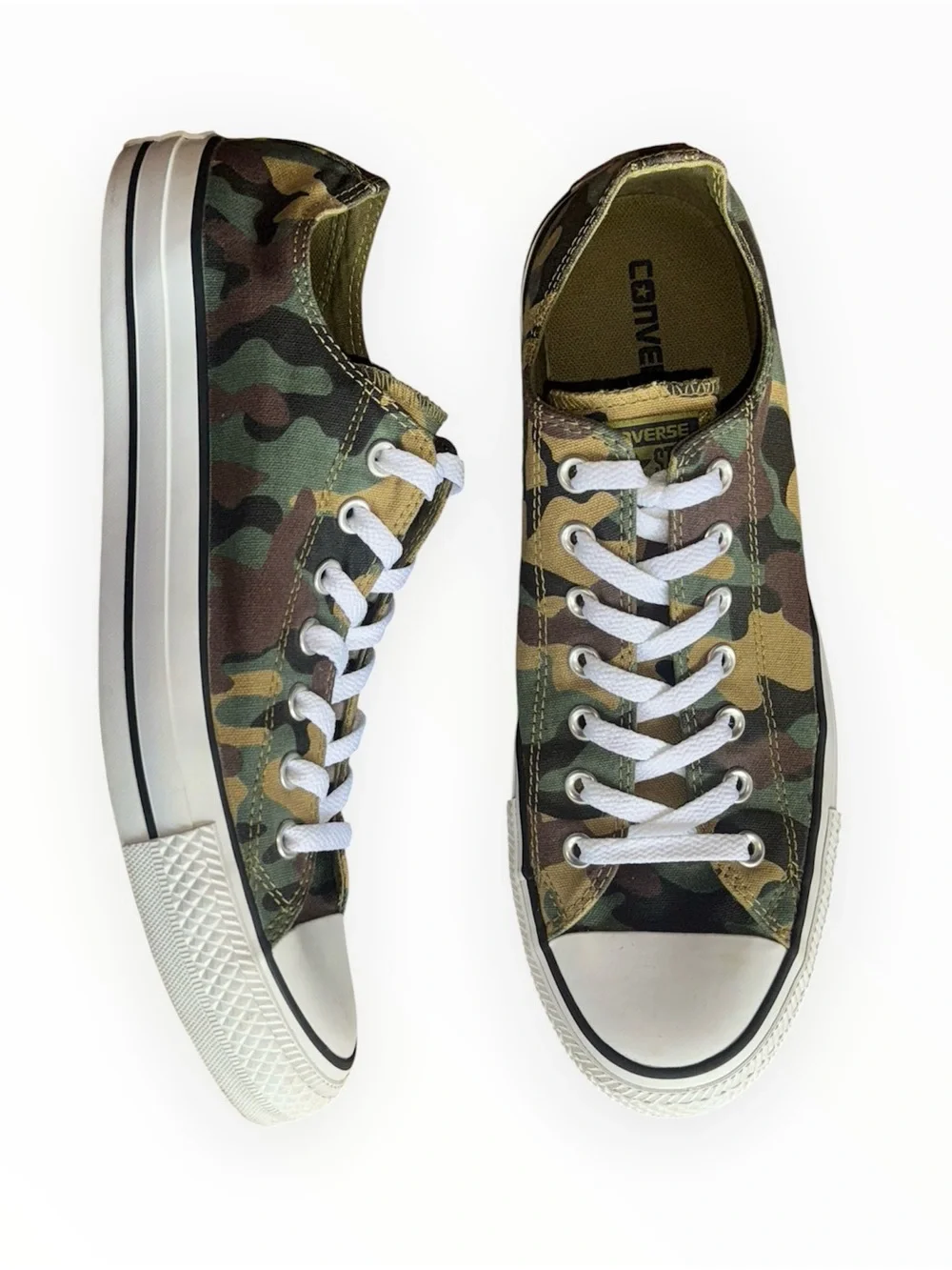 Converse Chuck Taylor All Star Ox Camo Olive Branch Low Top 148922F Men’s 11